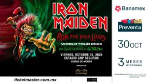 Iron Maiden vendrá de gira a México en 2026