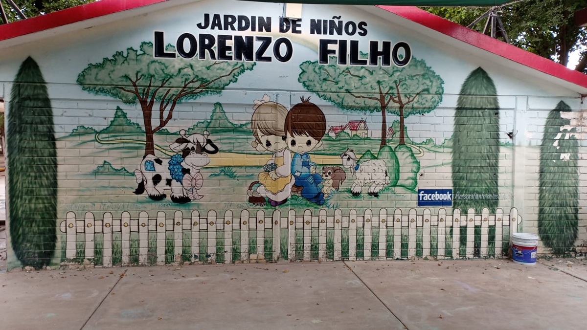 Jardín de Niños Lorenzo Filho, en Ahome