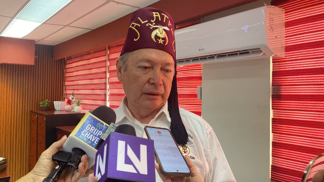 Jesús Cinco Castro, embajador de Shriners en la zona norte