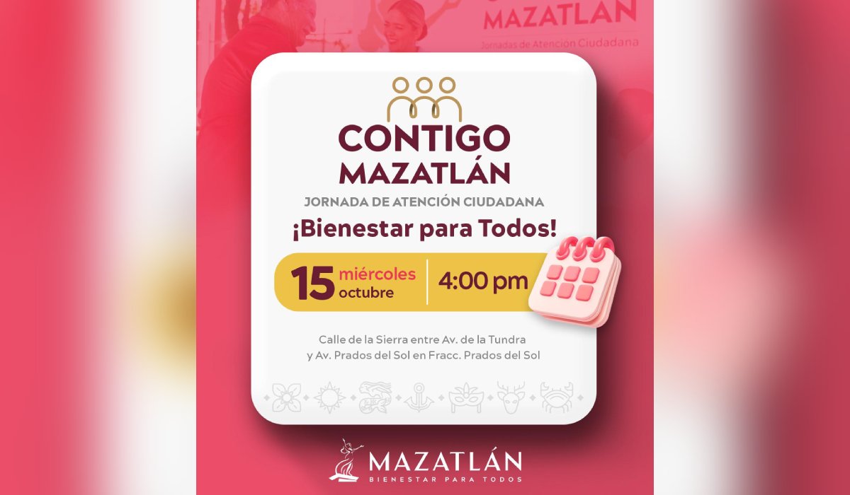 Jornada de atención ciudadana "Contigo Mazatlán"