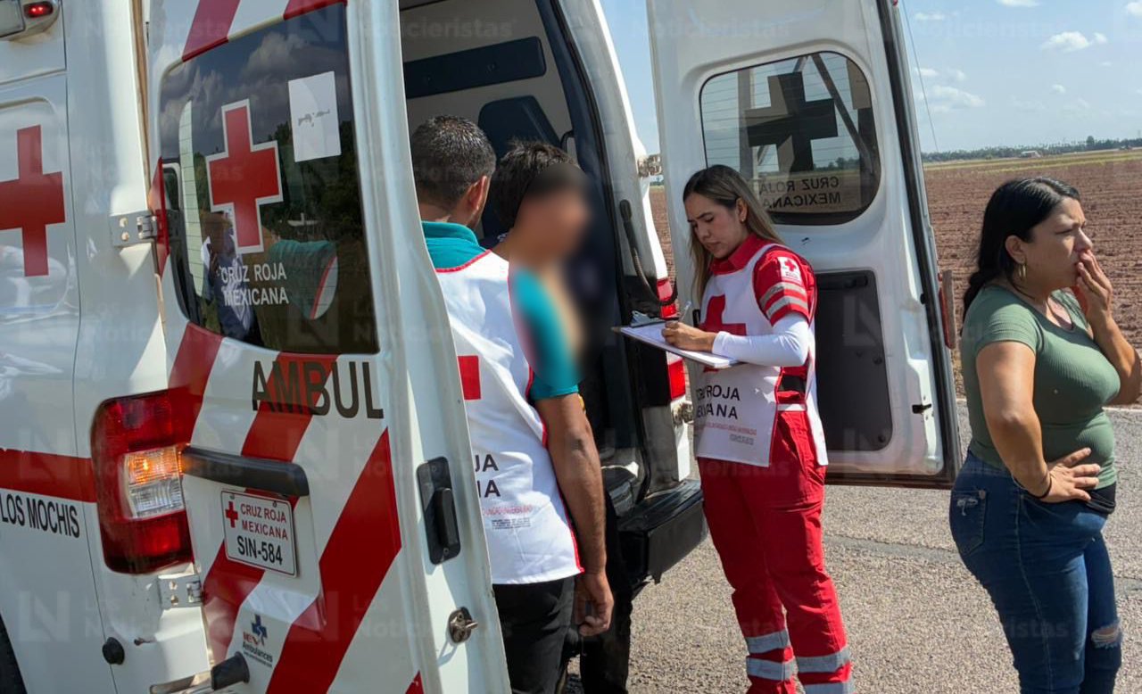 joven estudiante sufre canalazo en el lateral 18 en ahome sin