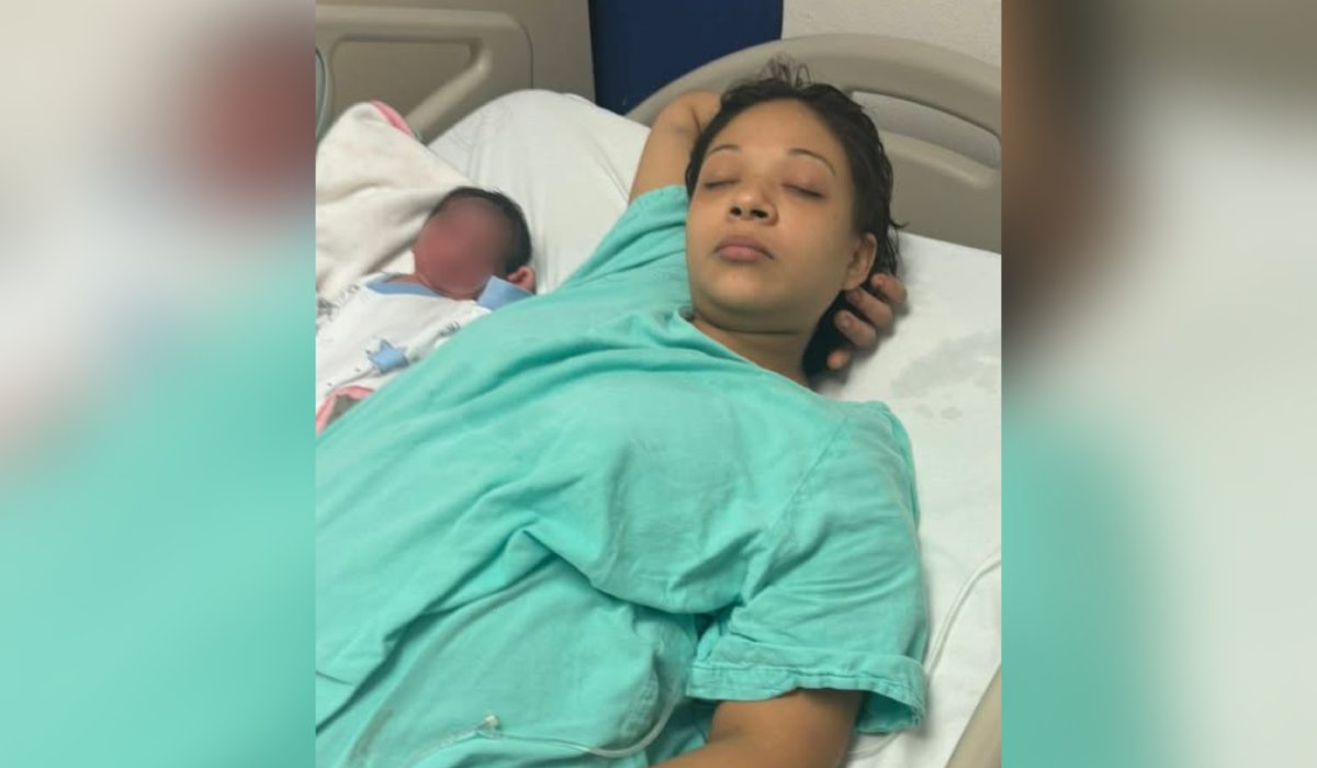 Joven mamá internada en el IMSS Bienestar de Escuinapa, Sin.