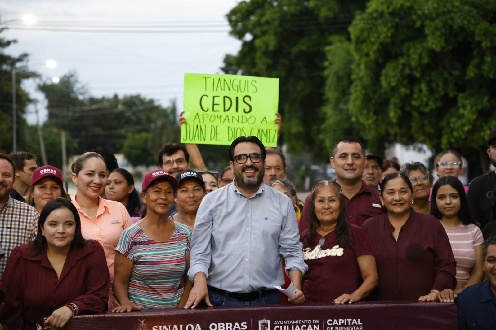 Gámez Mendívil entrega pavimentaciones en Culiacán, Sinaloa