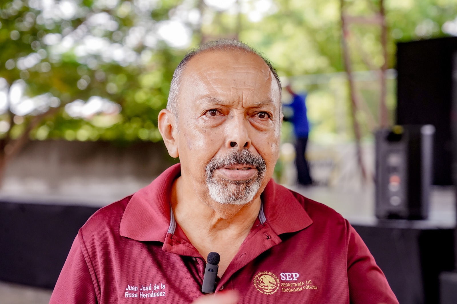 Juan José de la Rosa, director de la primaria Antonio Ramírez Pantoja, en Mazatlán