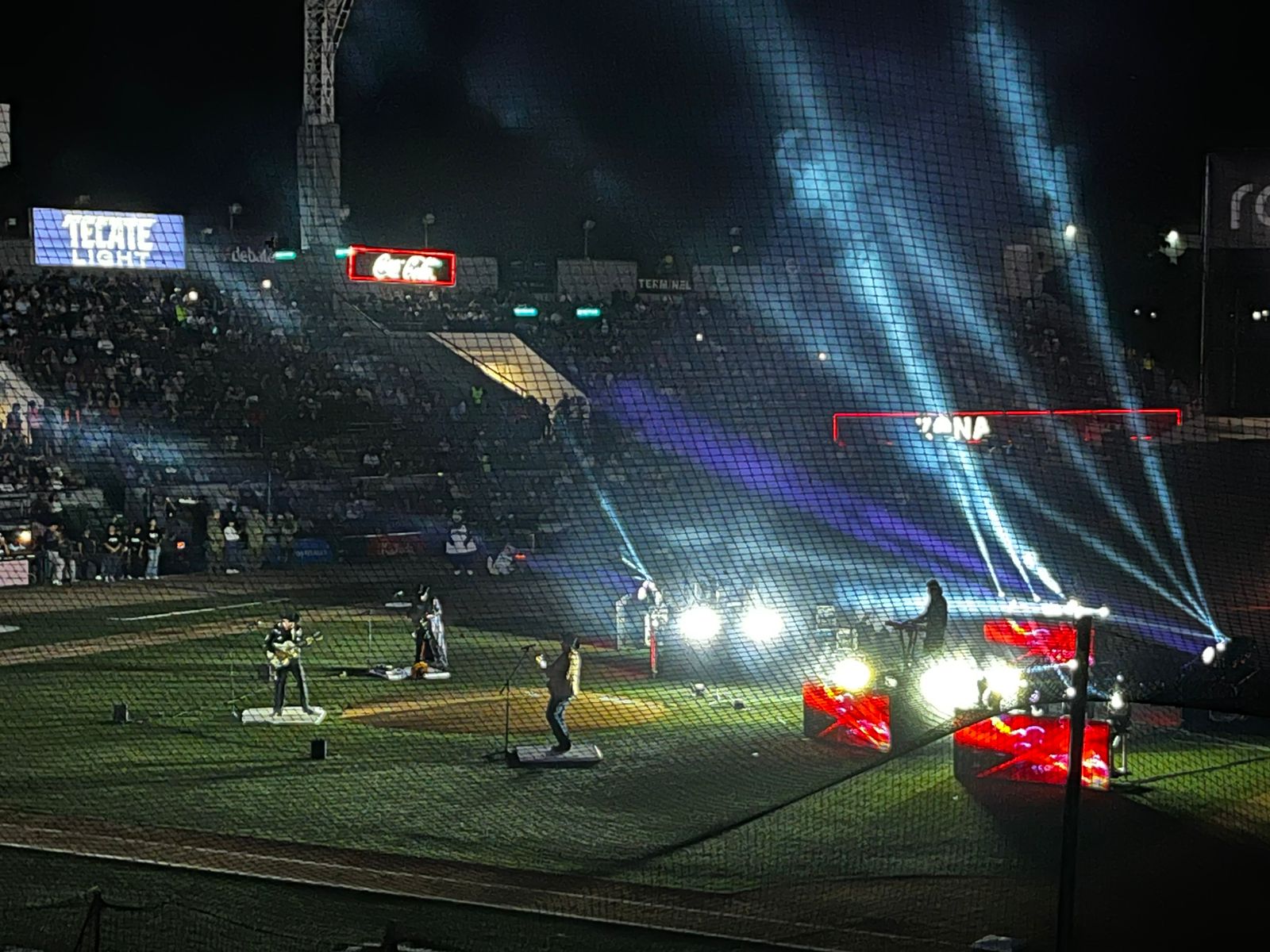 Juego inaugural de los Algodoneros de Guasave en el Kuroda Park