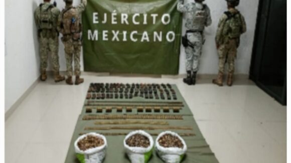 Golpe al crimen en San Ignacio, Sinaloa; aseguran más de 10 mil cartuchos y 56 cargadores que se encontraban abandonados