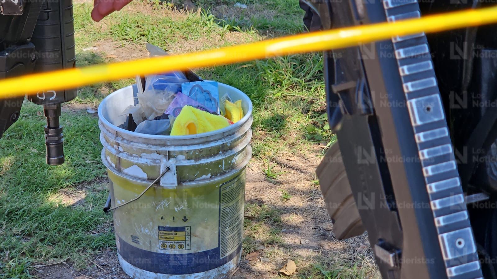 Cubeta del limpiavidrios ejecutado en Culiacán