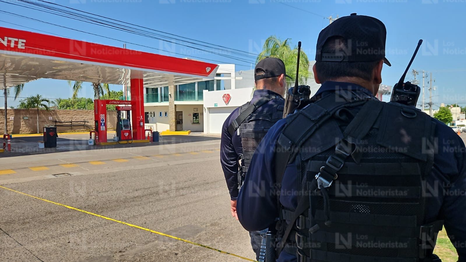 Policías estatales en Culiacán
