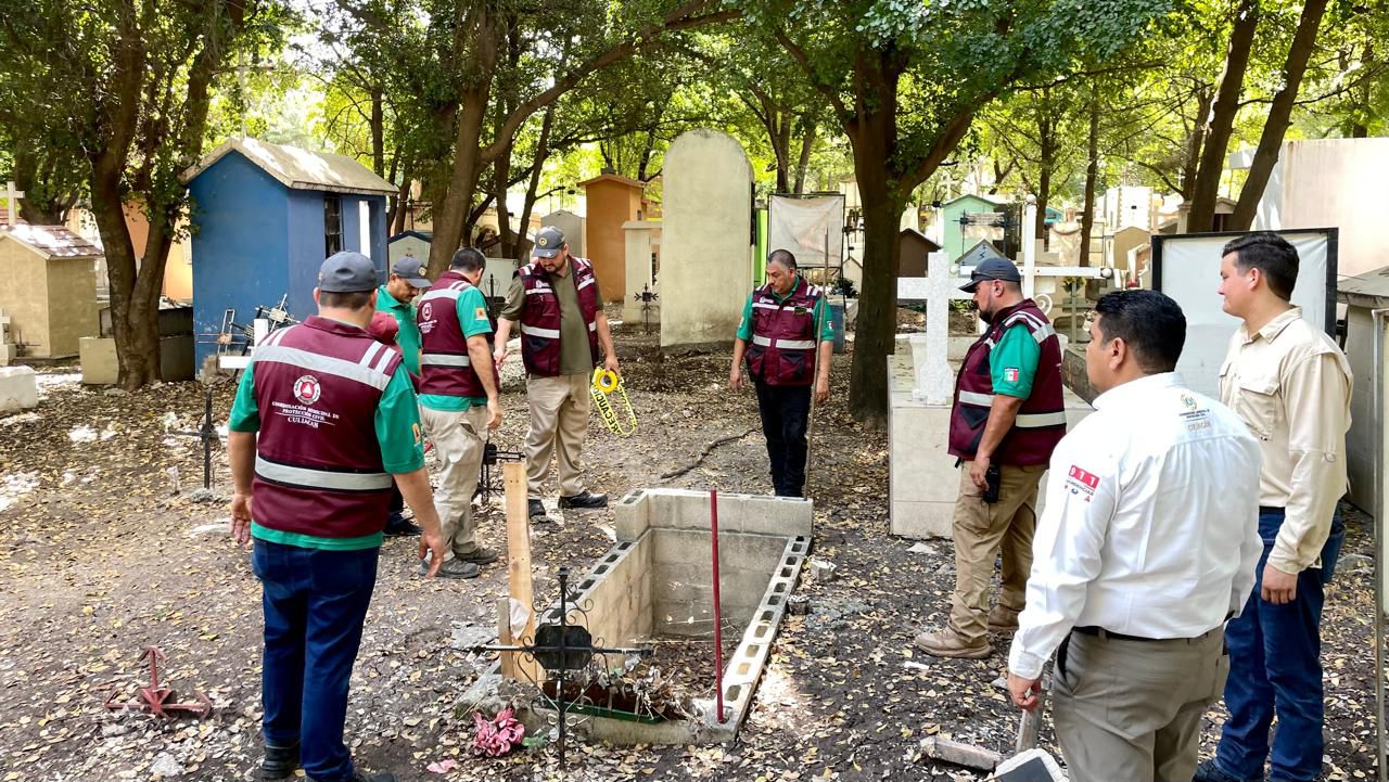 Protección Civil Culiacán señaliza áreas de riesgo en panteones