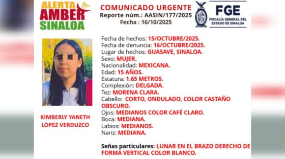 Localizan sana y salva a a adolescente reportada como desaparecida en Guasave, Sinaloa