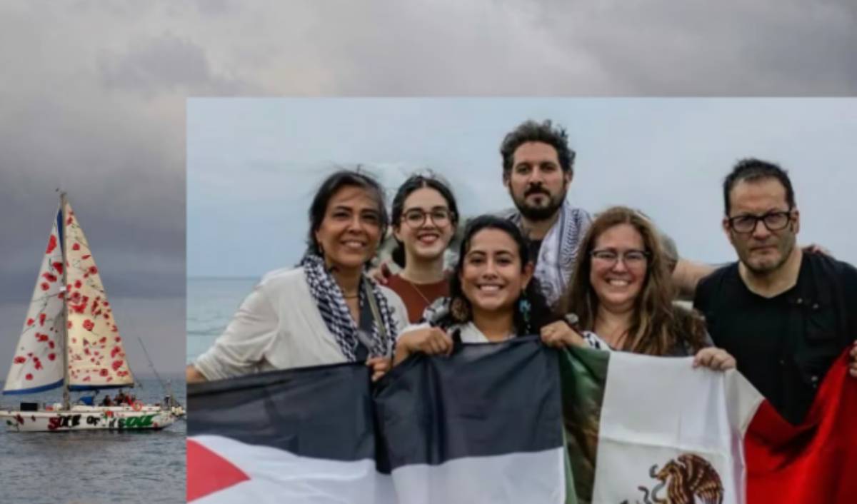 los 7 mexicanos detenidos en flotilla rumbo a gaza