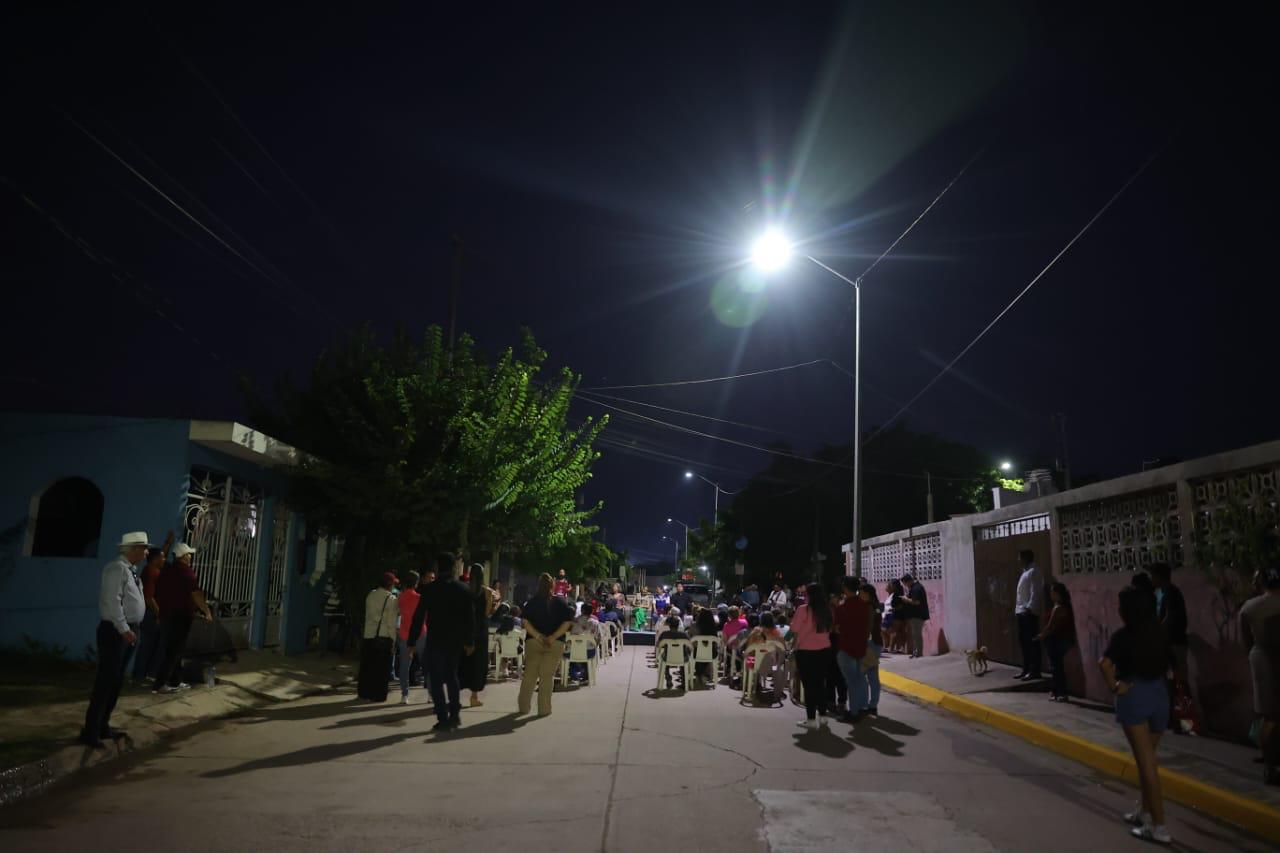 luminarias led en colonia de mazatlan sinaloa