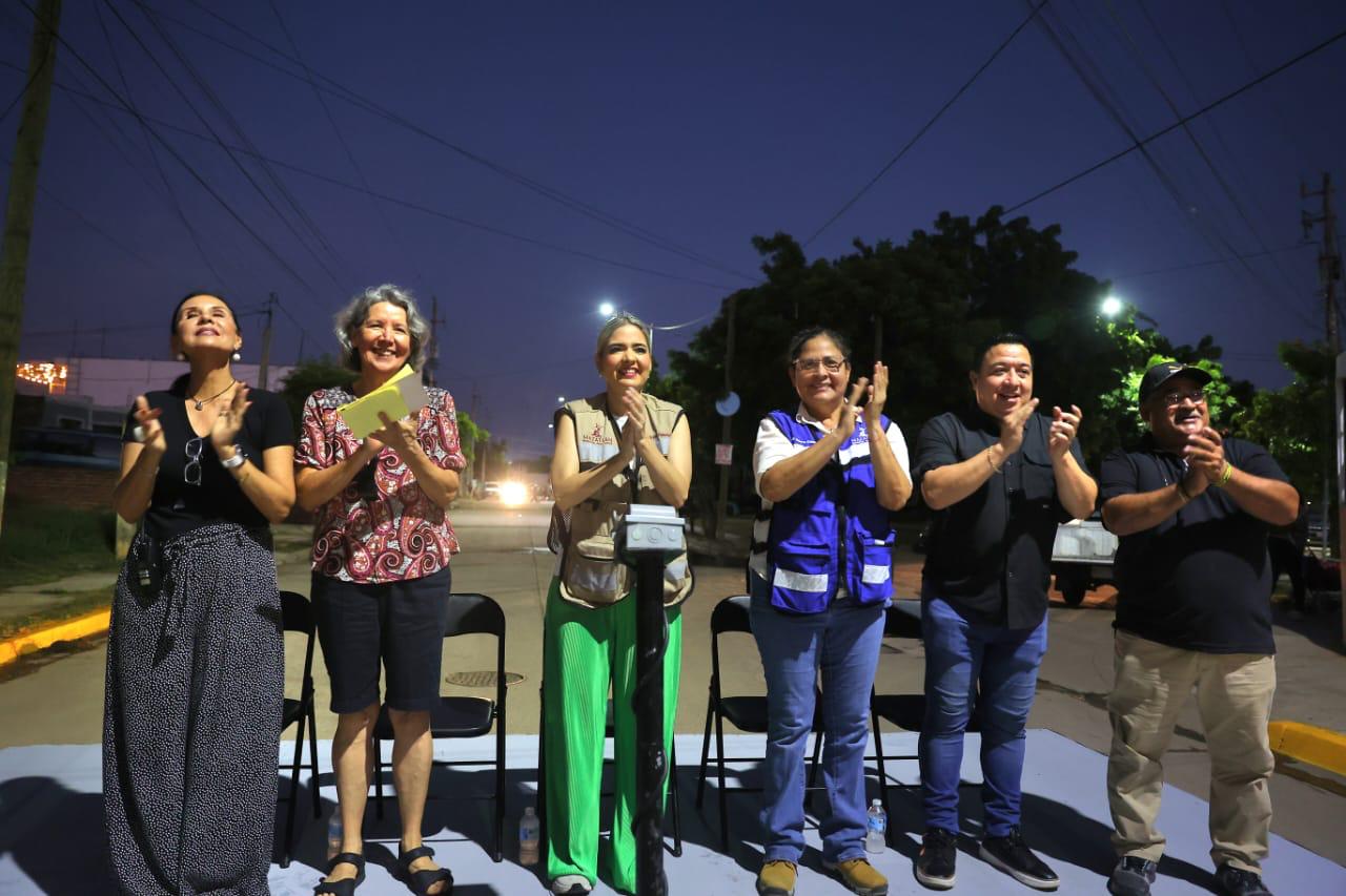 luminarias led en colonia de mazatlan
