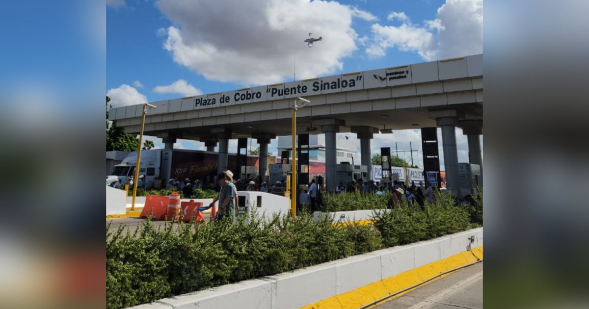 manifestación productores agrícolas caseta cobro las brisas