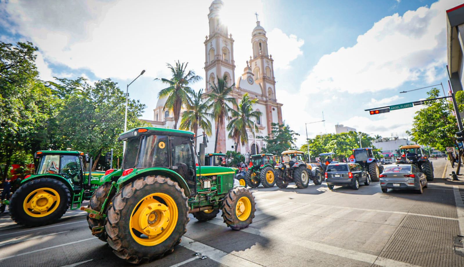 manifestacion de agricultores en todo sinaloa