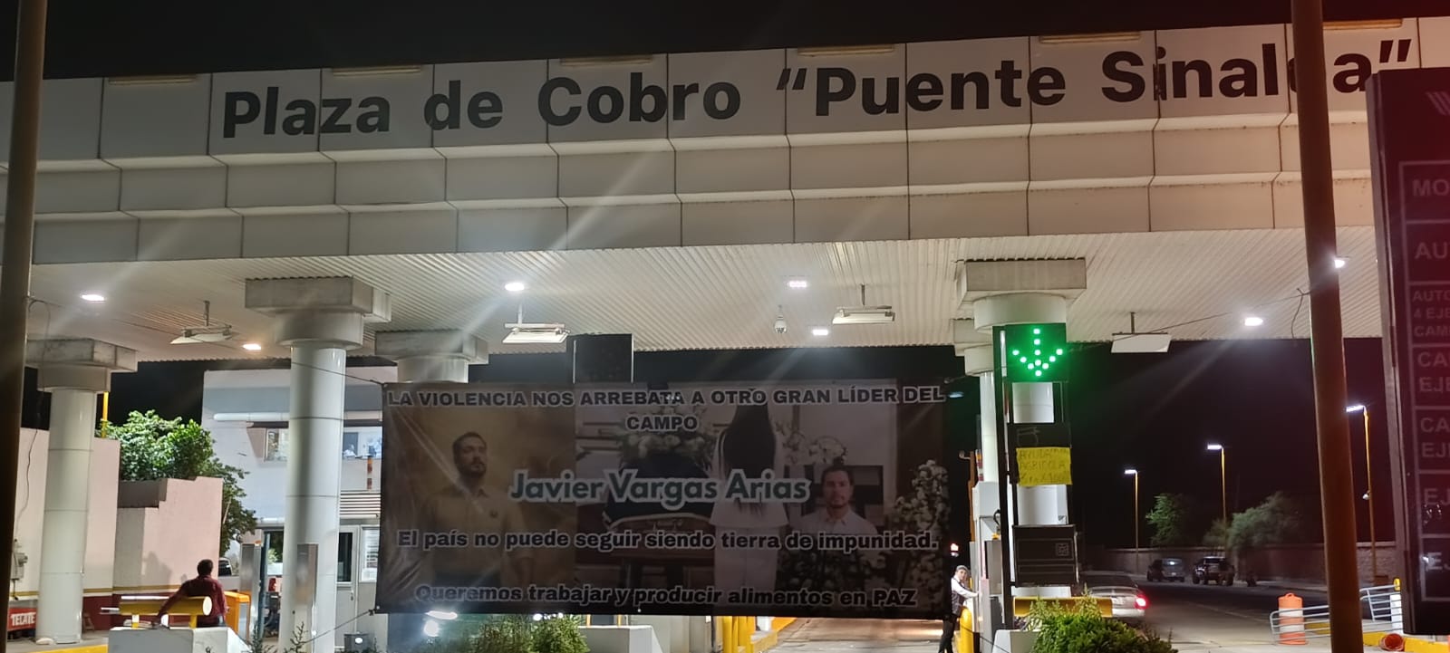 Productores montan guardia nocturna en Cuatro Caminos, Guasave, Sin.