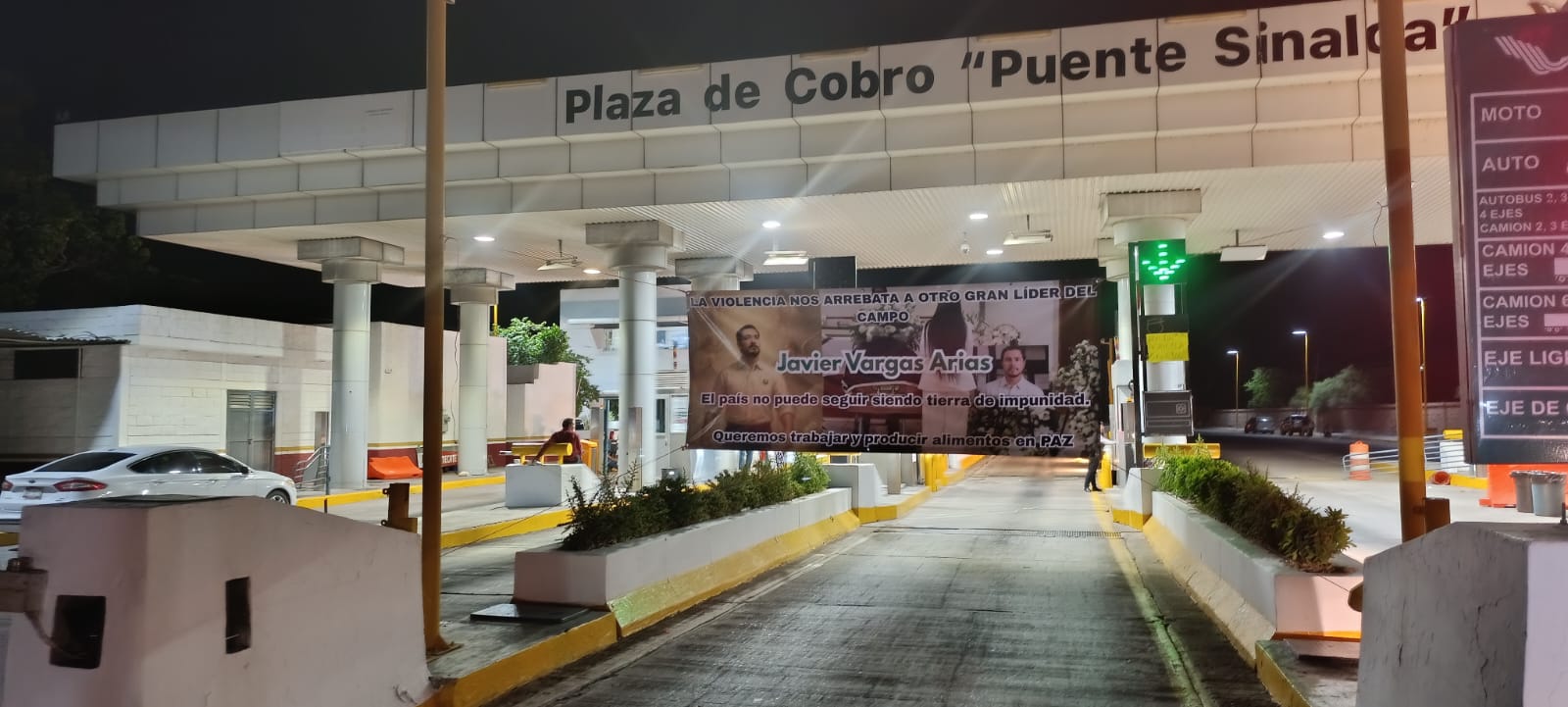 Productores montan guardia nocturna en Cuatro Caminos, Guasave, Sin.