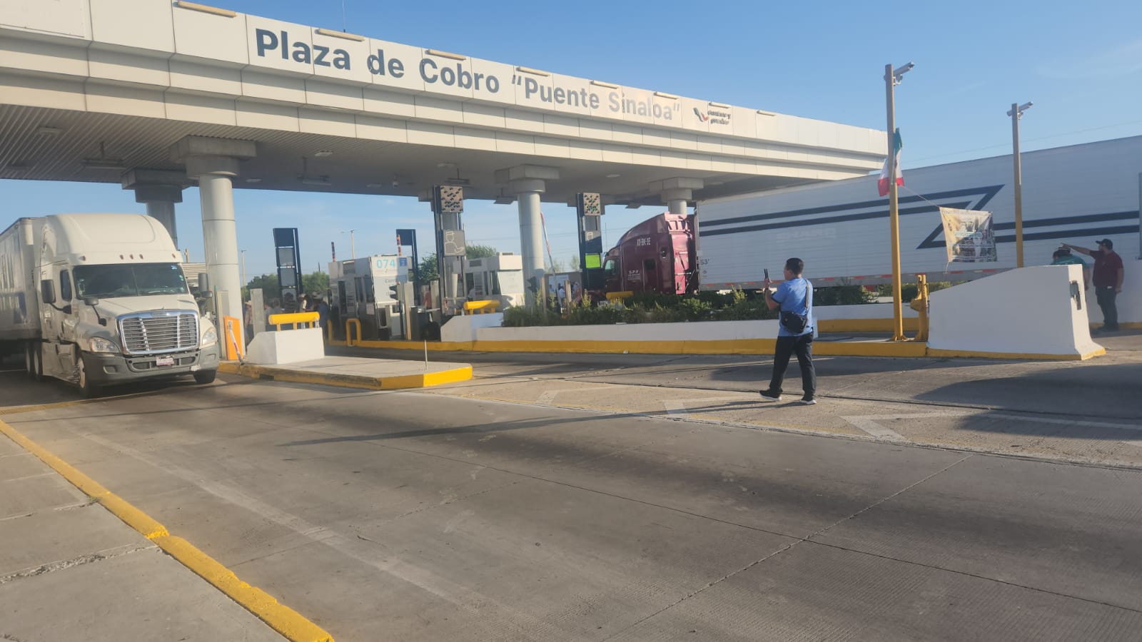 manifestación productores agrícolas caseta cuatro caminos