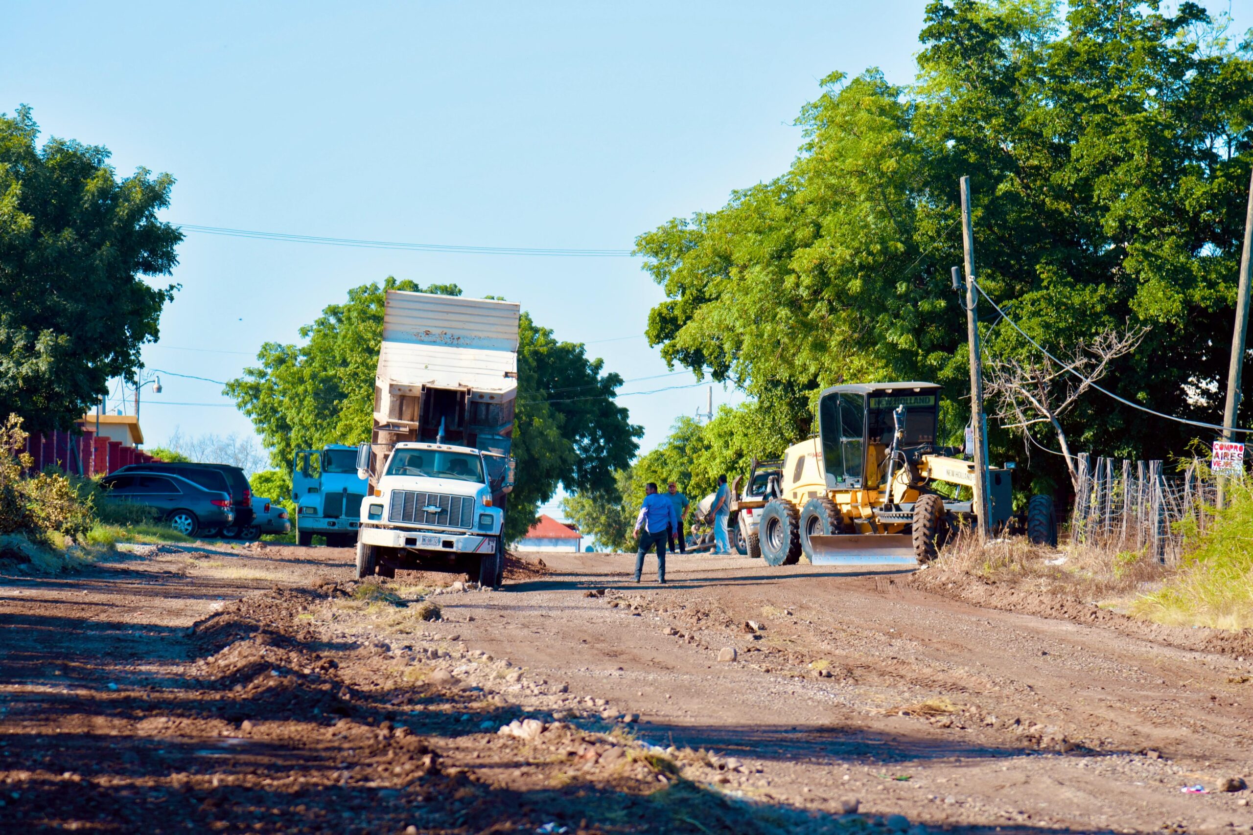 mantenimiento de calles en salvador alvarado