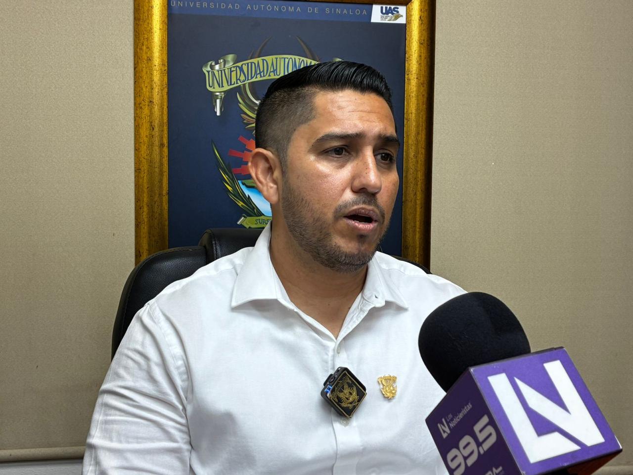 Manuel Iván Tostado Ramírez, vicerrector de la UAS en la Unidad Regional Sur