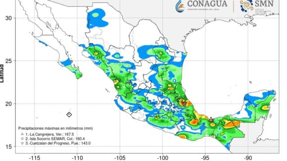 Presas Sinaloa están al 47.6% de su capacidad; se pronostican lluvias para el fin de semana