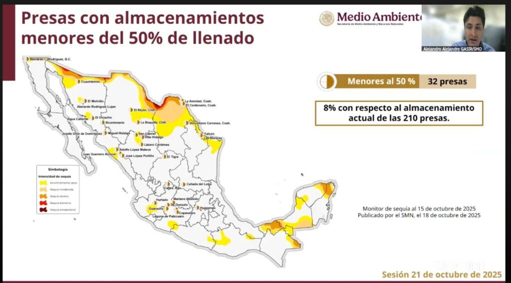 Mapa sequía