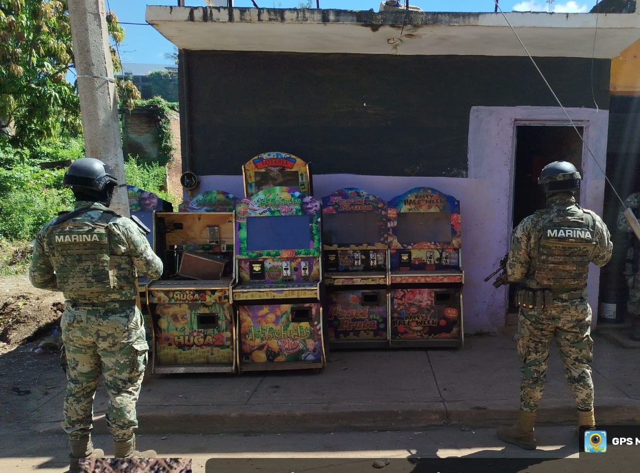Máquinas tragamonedas aseguradas