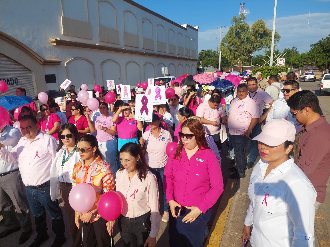 marcha rosa en Salvador Alvarado