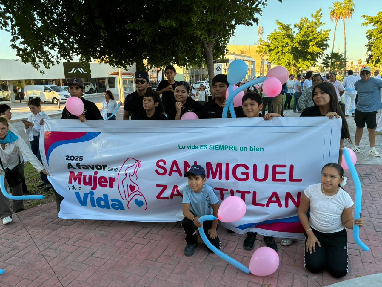 Marcha Nacional por la Mujer, la Vida y la Paz en Los Mochis
