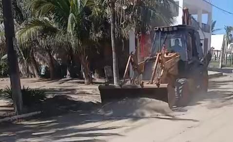 marejada en bulevar tiburon en las glorias guasave sinaloa