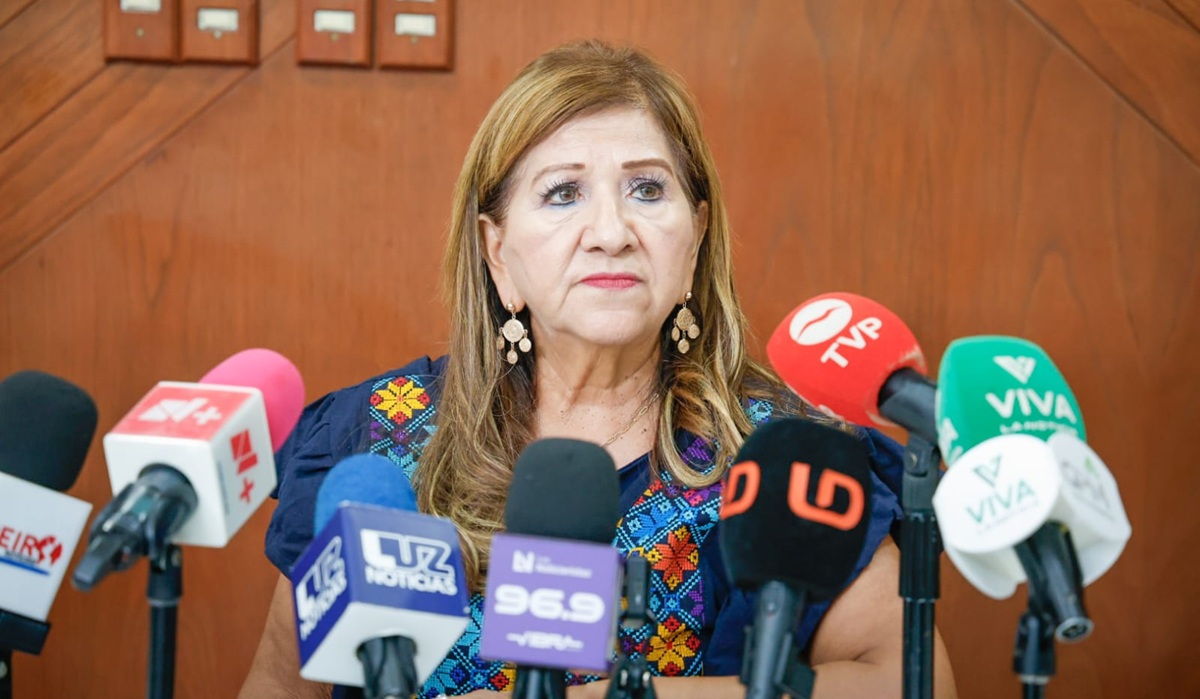 María Teresa Guerra Ochoa, presidenta de la Junta de Coordinación Política del Congreso de Sinaloa