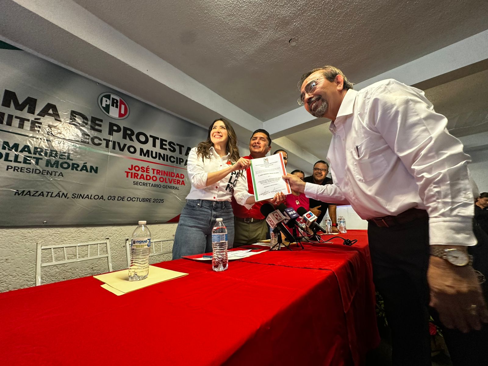 José Trinidad Tirado asume la secretaria general del PRI en Mazatlán