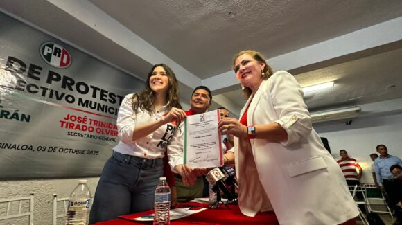 Maribel Chollet asume la dirigencia del PRI Mazatlán, Sinaloa, con llamado a la unidad y la reconstrucción en territorio