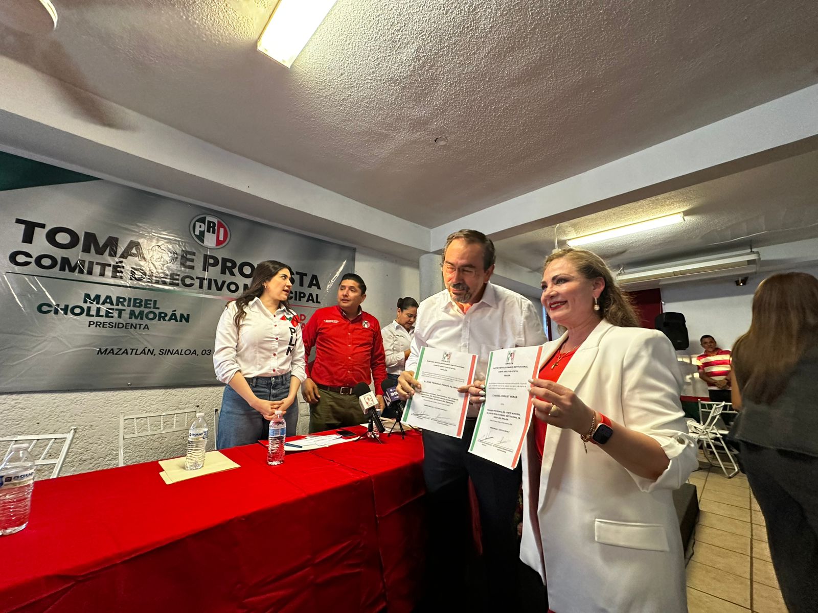 Maribel Chollet asume la dirigencia del PRI en Mazatlán