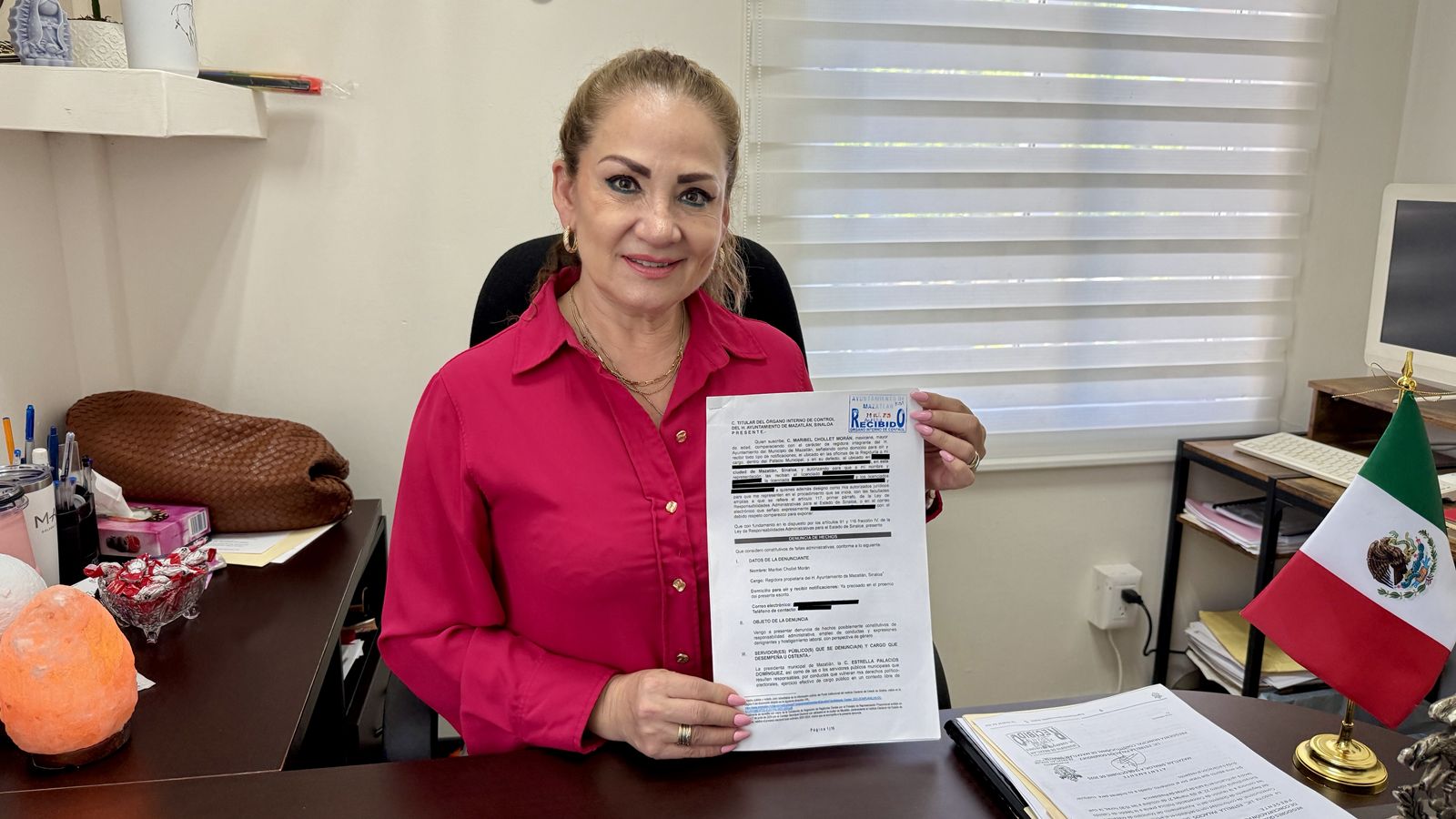 Maribel Chollet presenta denuncia contra Estrella Palacios