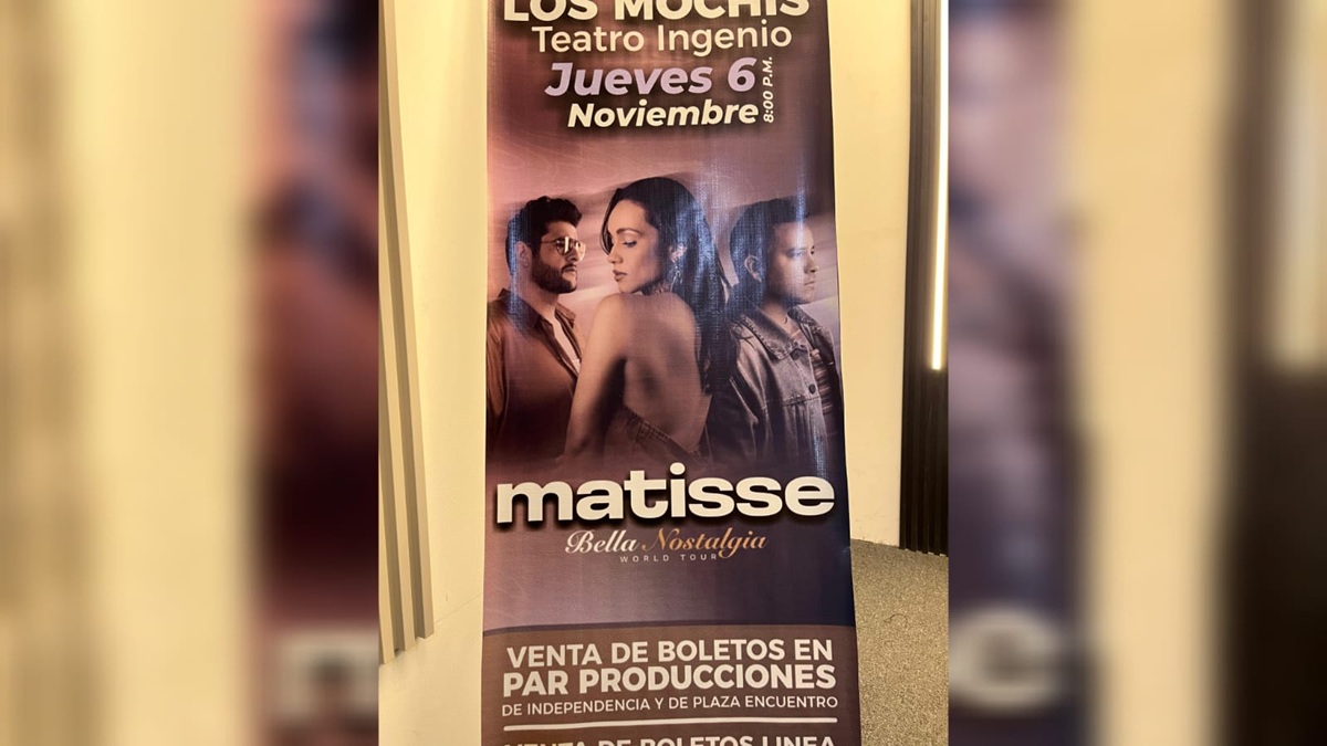 Matisse dará concierto en Los Mochis, Sinaloa