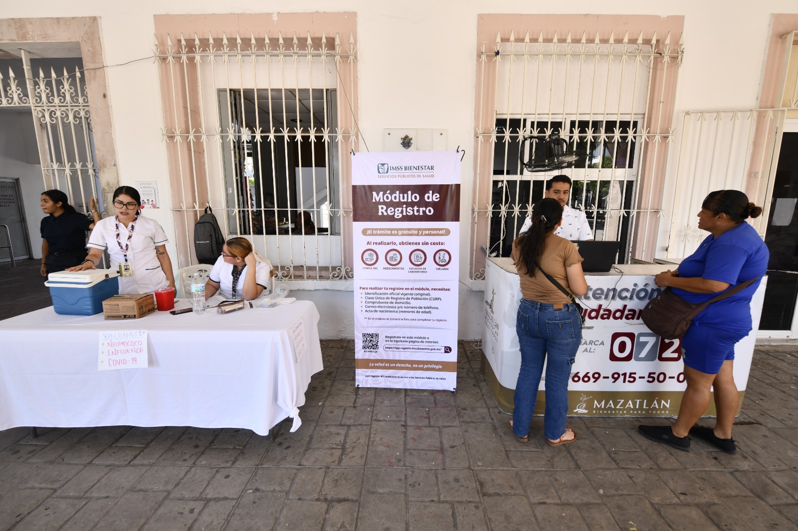 modulo de registro del imss bienestar en mazatlan