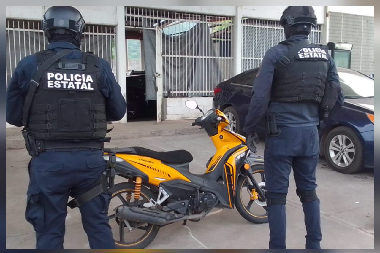 Recuperan motocicleta con reporte de robo en Culiacán