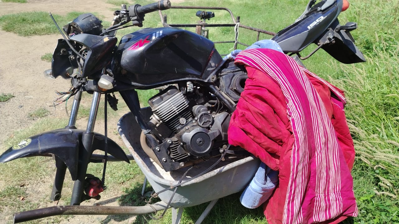 motocicleta con reporte de robo