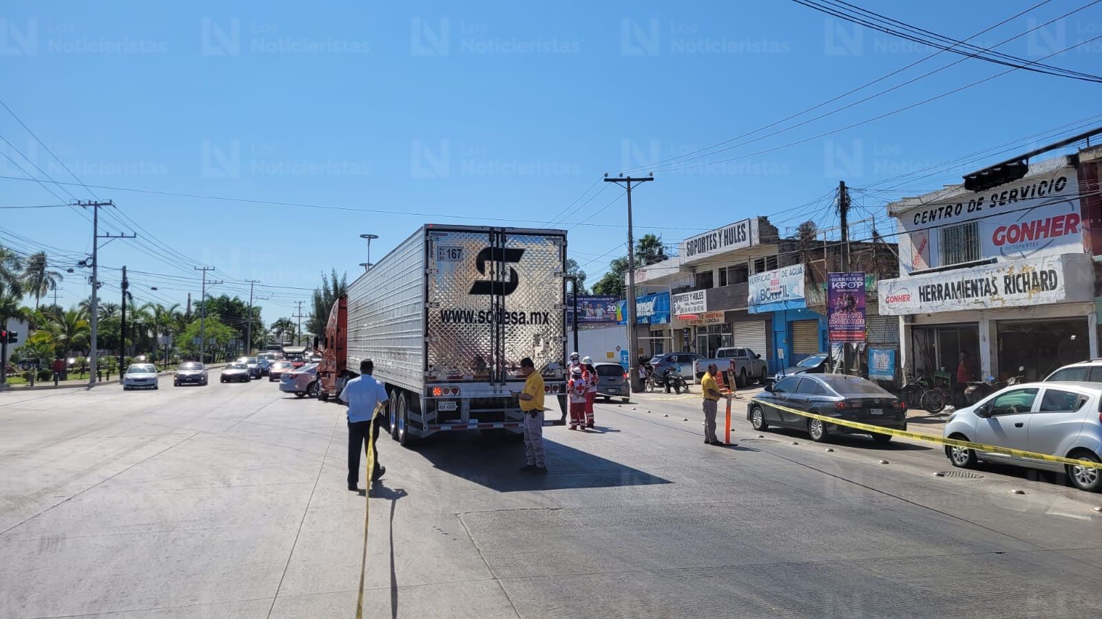 joven motociclista perdió la vida luego de ser arrollada por un tráiler