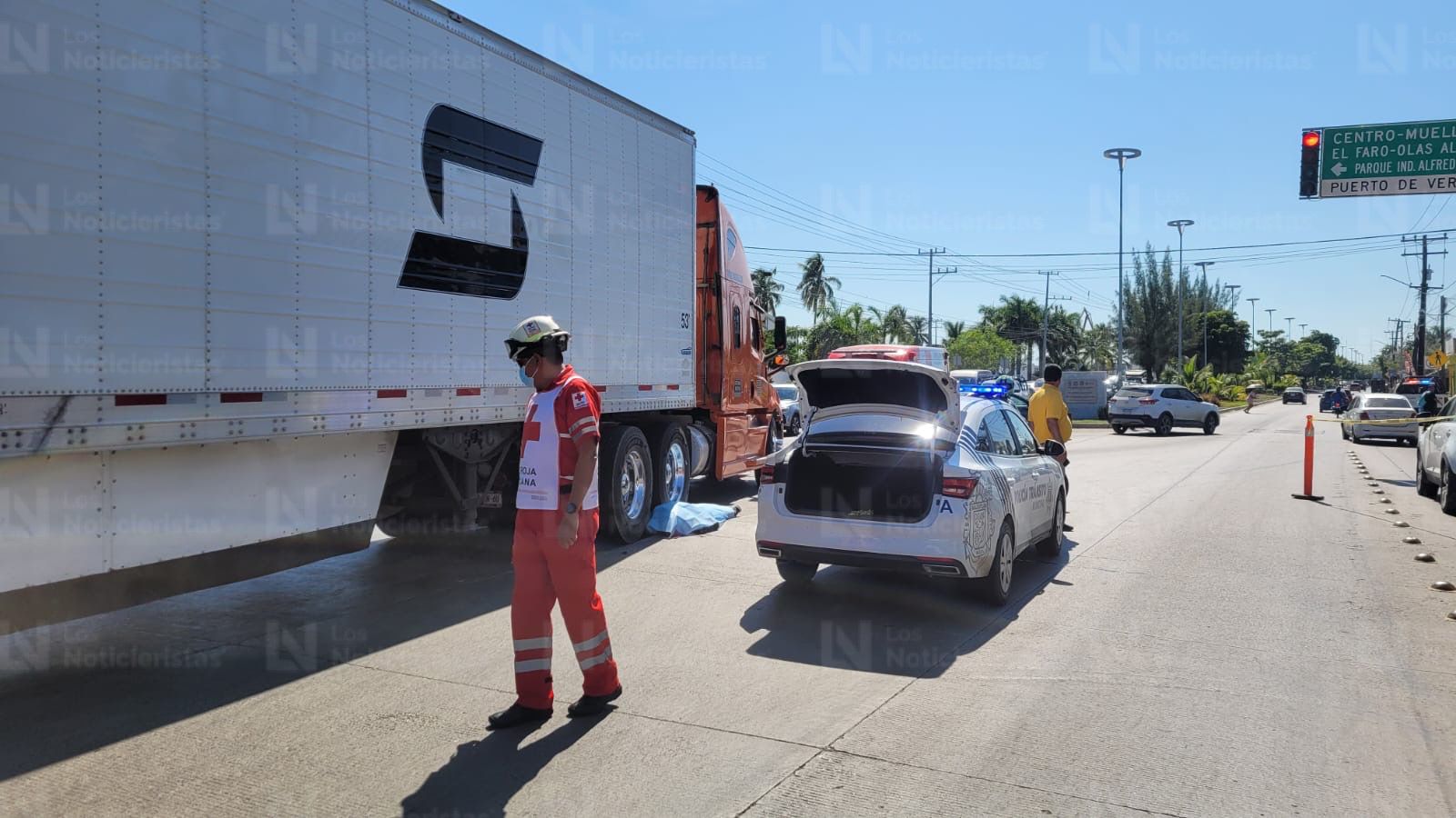 joven motociclista perdió la vida luego de ser arrollada por un tráiler