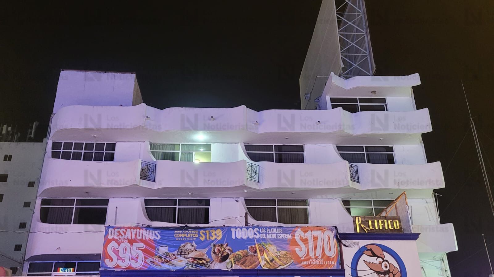 Mujer hallada sin vida en hotel de Mazatlán, Sinaloa
