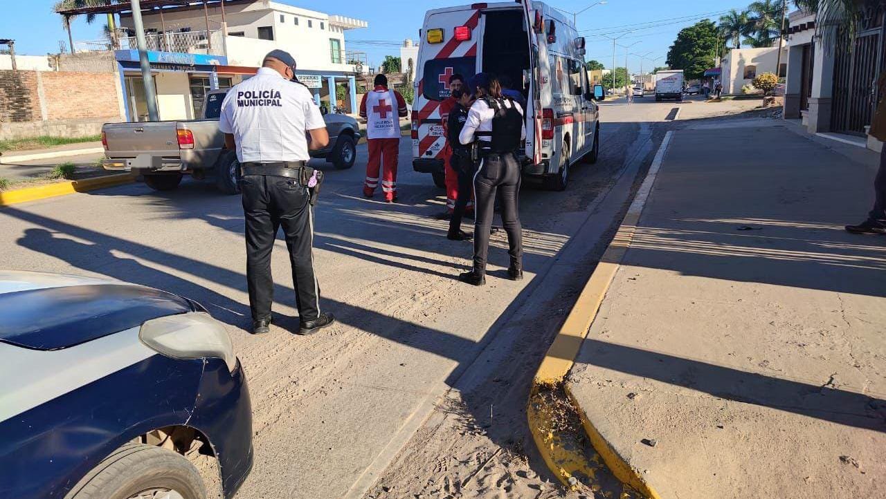 mujer lesionada por derrapamiento en guasave sinaloa