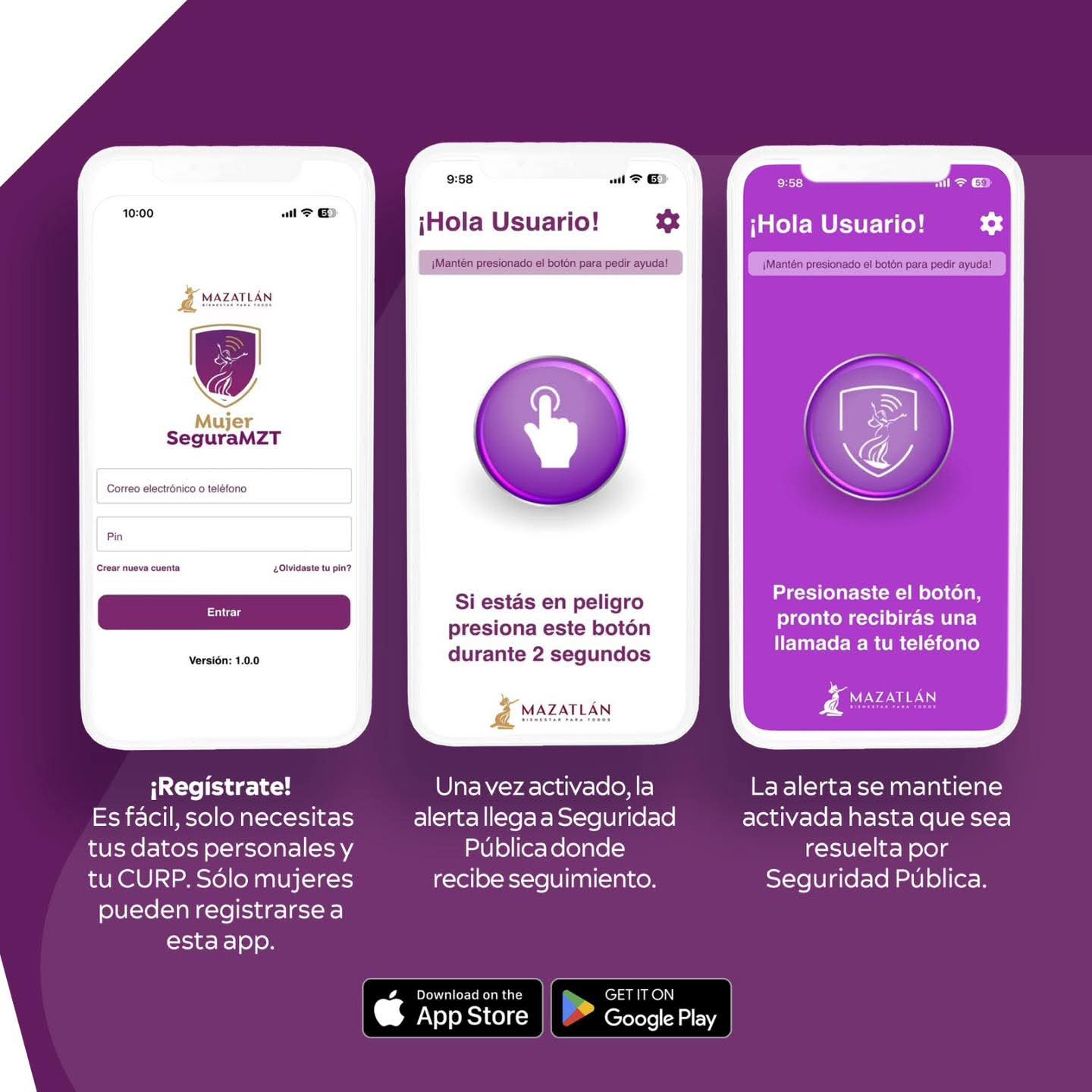 App Mujer segura