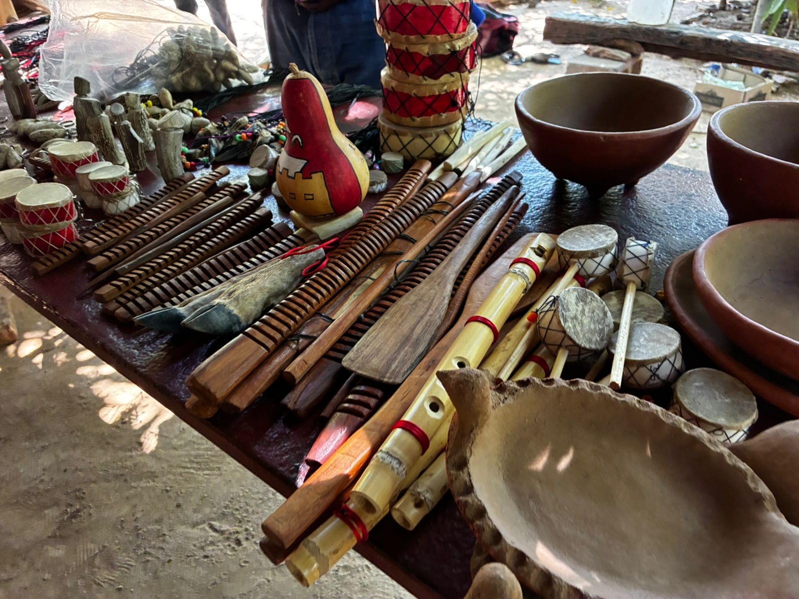 Objetos tallados en madera
