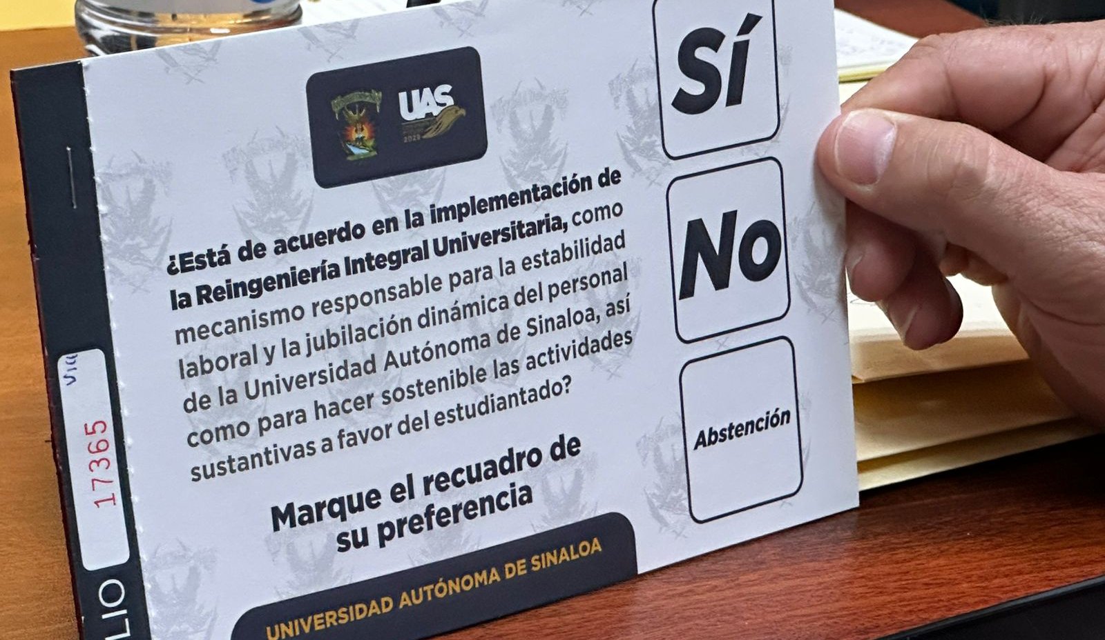 orden universitarios de la zona sur en consulta reingenieria de la uas si