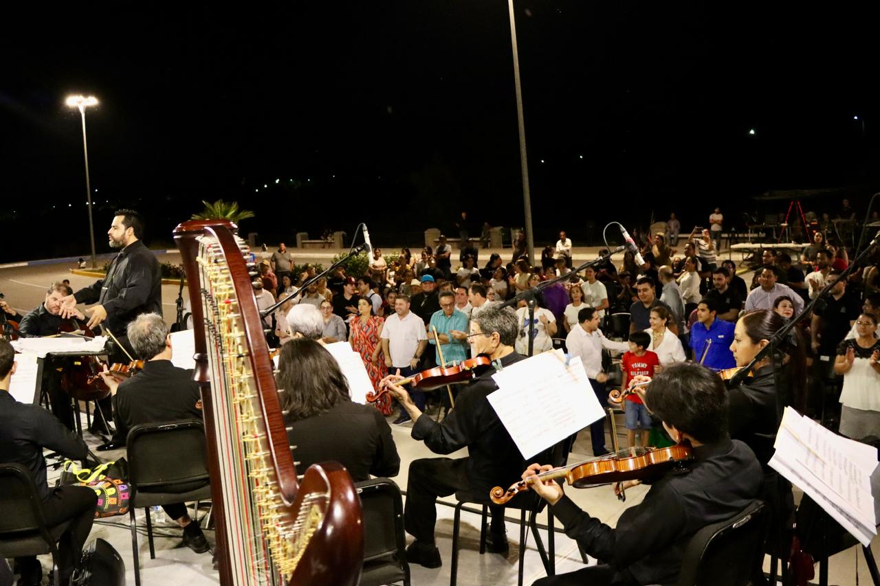 Concierto de la OSSLA en el Festival Cultural de Sinaloa 2025 en Badiraguato