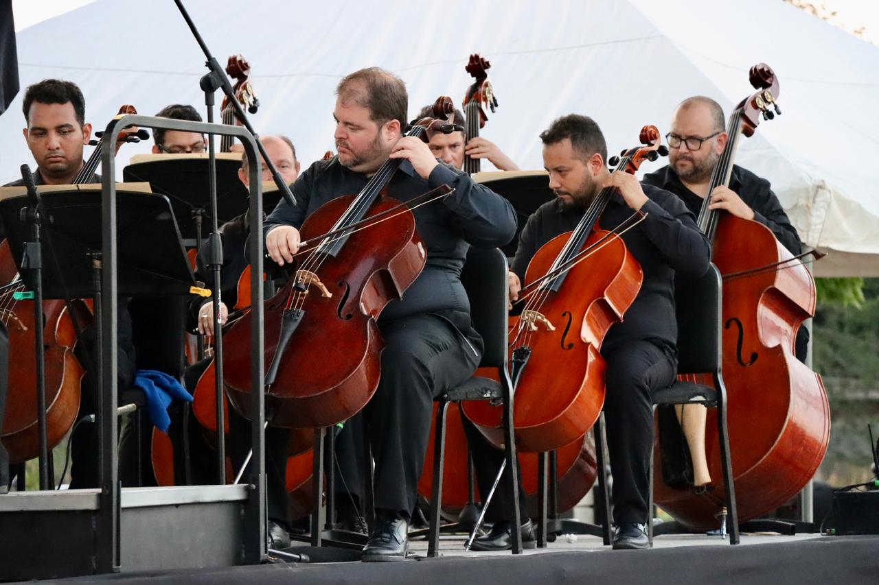 Concierto de la OSSLA en el Festival Cultural de Sinaloa 2025 en Badiraguato