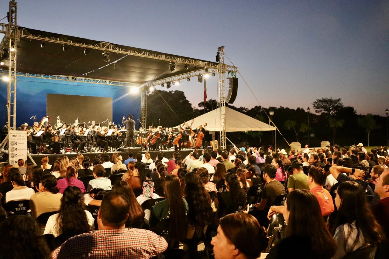 Concierto de la OSSLA en el Festival Cultural de Sinaloa 2025 en Badiraguato