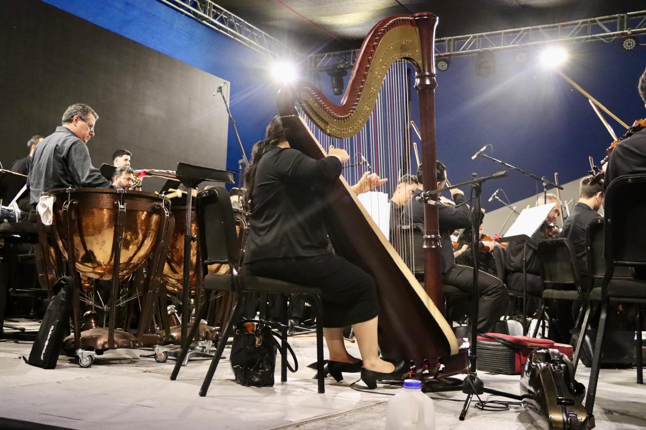 Concierto de la OSSLA en el Festival Cultural de Sinaloa 2025 en Badiraguato